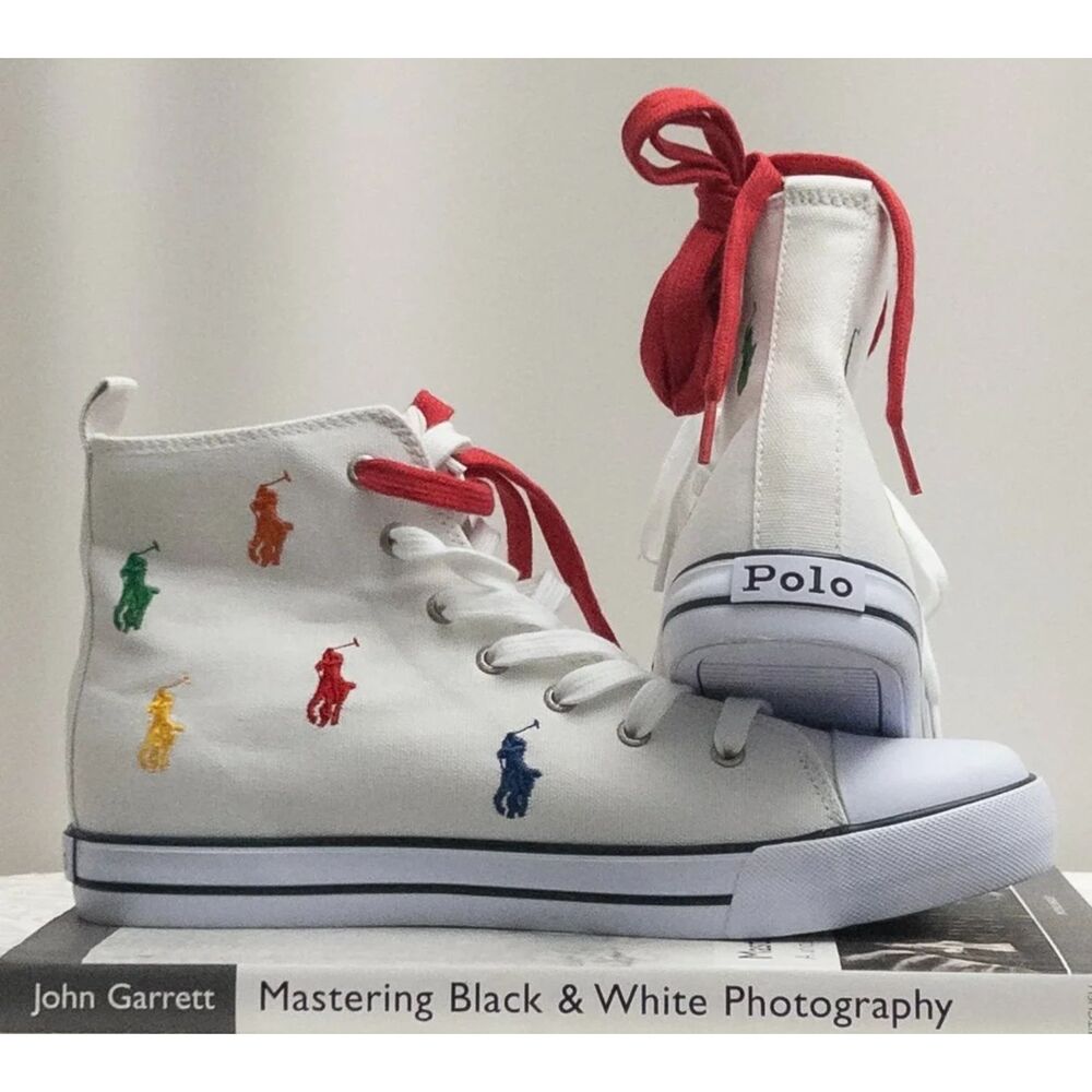 Polo Ralph Lauren — Sneakers · Canvas · Sz US 7 / UK 6.5 - Picture 2 of 12